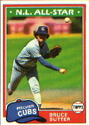 1981 Topps Baseball Cards      590     Bruce Sutter